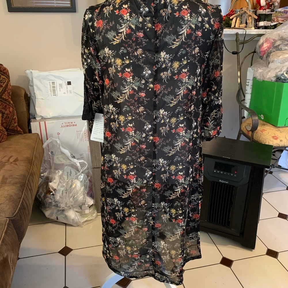 NWT Sam Edelman Floral Lace Robe - Picture 4 of 8